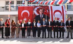 Haspolat Gülen Tüfekçi İlkokulu’nda yeni derslikler ve oyun parkı açıldı
