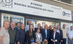 HP lideri Kudret Özersay, Makine Mühendisleri Odası'nı ziyaret etti.