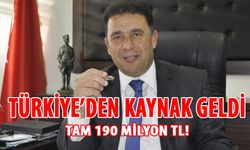 Türkiye'den 190 milyon TL!
