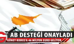 Güney Kıbrıs ekonomisine 46 milyon euroluk destek