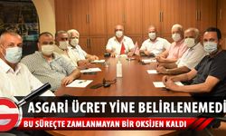 Asgari ücret yine belirlenemedi