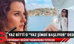 Oyuncu İrem Helvacıoğlu, "Yaz şimdi başlıyor" diyerek mayolu pozunu paylaştı