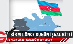 Azerbaycan ordusu, bir yıl önce 30 yıllık işgali sonlandırdı