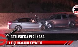 Gecitkale Tatlisu yolunda büyük kaza