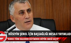Milli Eğitim ve Kültür Bakanı Olgun Amcaoğlu, öğretmen ve yönetici Hüseyin Şenol için başsağlığı mesajı yayımladı