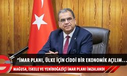 Ekonomik kalkınmayı hedefleyen Mağusa, İskele ve Yeniboğaziçi İmar Planı, Başbakan Faiz Sucuoğlu tarafından imzalandı