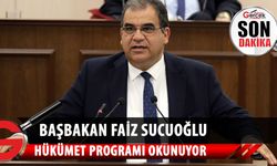 Meclis Genel Kurulu’nda hükümet programı okunuyor