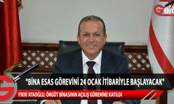 Demokrat Parti (DP) Genel Başkanı Fikri Ataoğlu, partisinin Lefkoşa Surlariçi Örgüt Binasının açılış törenine katıldı