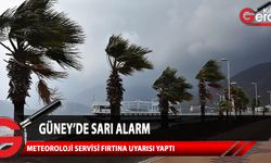Güney Kıbrıs'ta Meteoroloji Servisi, fırtına uyarısı yaptı