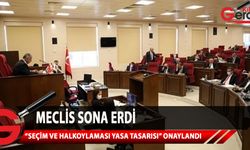 Meclis Genel Kurulu’nda “Seçim ve Halkoylaması (Değişiklik) Yasa Tasarısı” oyçokluğuyla kabul edildi