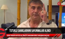 Sedat Peker'in elebaşılığını yaptığı suç örgütüne yönelik haklarında dava açılan 2'si firari, 26'sı tutuklu 92 sanığın yargılandığı davanın ikinci duruşmasında sanıklar savunma yapıyor