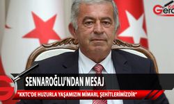 Meclis Başkanı Sennaroğlu Milli Mücadele ve Şehitler Haftası nedeniyle mesaj yayımladı