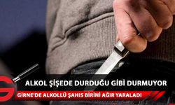 Girne'de 194 mlgr alkollü olan F.C.(E-32) yanında taşıdığı bıçak ile S.K.(E-29)'yi ağır şekilde yaraladı