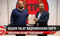 Ongun Talat, CTP Girne milletvekilliği aday adaylığı başvurusunu gerçekleştirdi