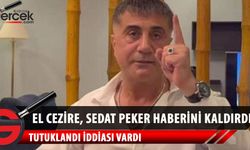 El Cezire, Sedat Peker'in gözaltına alındı iddiasını geri çekti