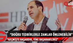 Özersay, ekonomide atılabilecek bir dizi adımla, zamların önüne geçilebilir