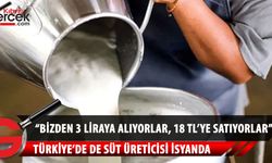 Türkiye'de de Süt üreticisi de süt fiyatlarına isyan ediyor