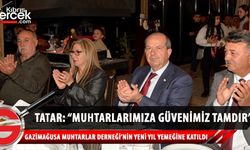 Cumhurbaşkanı Ersin Tatar, Gazimağusa Muhtarlar Derneği’nin yeni yıl yemeğine katıldı