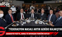 Cumhurbaşkanı Ersin Tatar, Adakder yeni yıl, moral ve dayanışma yemeğine katıldı