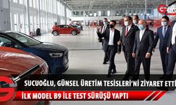 Başbakan Faiz Sucuoğlu, Günsel’in ilk modeli B9 ile test sürüşü yaptı