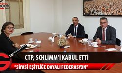 CTP, ALMAN BÜYÜKELÇİ SCHLİMM’İ KABUL ETTİ