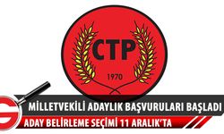 Cumhuriyetçi Türk Partisi’nde (CTP) 23 Ocak Erken genel Seçimleriyle ilgili milletvekilliği adaylık başvuruları dün başladı