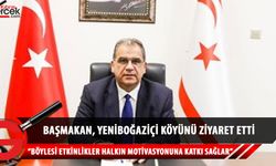 Başbakan Faiz Sucuoğlu, dün Yeniboğaziçi köyünü ziyaret etti