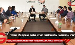 Özersay ve milletvekili adayları, Kıbrıs Türk Sanayi Odası Genç Profesyoneller Platformu’nu ziyaret etti
