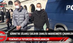 Girne’de Muzaffer Umuç’un silahlı saldırıya uğramasıyla ilgili tutuklanan zanlı mahkemeye çıkarıldı