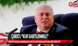 TKP Genel Başkanı Çakıcı, sterlin kurunun devlet tarafından 12'ye sabitlenmesi gerektiğini kaydetti.