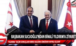 Başbakan Faiz Sucuoğlu, AK Parti Genel Başkanvekili Binali Yıldırım ile parti genel merkezinde bir araya geldi