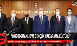 Cumhurbaşkanı Ersin Tatar, Uluslararası Final Üniversitesi’nde düzenlenen “Ombudsmanlık ve Gençliğin Hak Arama Kültürü” temalı konferansa katıldı