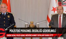 Cumhurbaşkanı Ersin Tatar, Polis Genel Müdürü Ahmet Soyalan’ı kabul etti