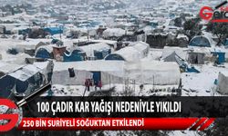 Yoğun kar yağışı yüzünden yaklaşık 1000 çadırın çöktüğünü belirten Cutts, dondurucu hava koşullarının 250 bin Suriyeliyi etkilediğini söyledi
