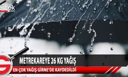 Son ölçümlere göre en fazla yağış, metrekareye 26 kg ile Girne’de kaydedildi.