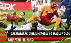Galatasaray, evinde Giresunspor'a 1-0 mağlup oldu