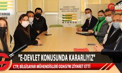 Cumhuriyetçi Türk Partisi Genel Başkanı Erhürman ve milletvekili adayları Bilgisayar Mühendisleri Odası'nı ziyaret etti