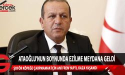 DP Genel Başkanı Ataoğlu, ani frenden kaynaklı olarak ön koltuğa çarparak, multi travma geçirdi