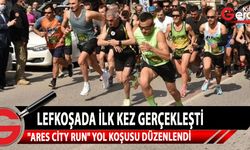 Lefkoşa’da düzenlenen “Ares City Run” yol koşusu Cafe Pascucci önünde başladı