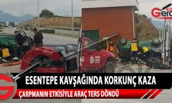 Girne - Tatlısu Anayolu üzerinde iki araç feci şekilde kaza yaptı