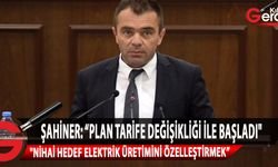 Salahi Şahiner ,“Yeni Elektrik İnkişaf Nizamnamesi” ile planlanan nihai hedef; elektrik üretimini özelleştirmek