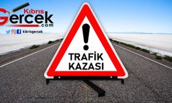 Lefkoşa'da Bedrettin Demirel Caddesi üzerinde kaza
