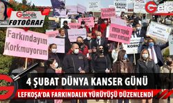 Başkent Lefkoşa'da farkındalık yürüyüşü gerçekleştirildi