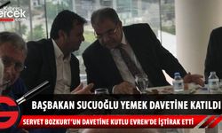 Başbakan Faiz Sucuoğlu ve İçişleri Bakanı Kutlu Evren. Bozkurt'un davetine iştirak etti