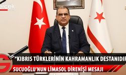 Başbakan Faiz Sucuoğlu, Limasol Direnişi için  mesaj yayımladı