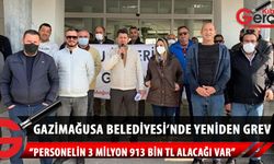 Mağusa Türk Genel-İş Sendikası, Gazimağusa Belediyesi’nde yeniden greve gitti