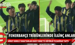 Fenerbahçe tribününde şaşırtan anlar! Güney Koreli fanatikler Kuzey Kore'ye küfürlü tezahürat yaptı