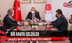Çavuşoğlu, BM Genel Sekreteri’nin Suriye Özel Temsilcisi ile görüştü