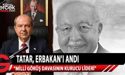 Cumhurbaşkanı Ersin Tatar, Necmettin Erbakan'ı andı