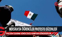 Meksika'da protestocu öğrenciler Ulusal Muhafız polislerinin üzerine sürücüsüz kamyon gönderdi